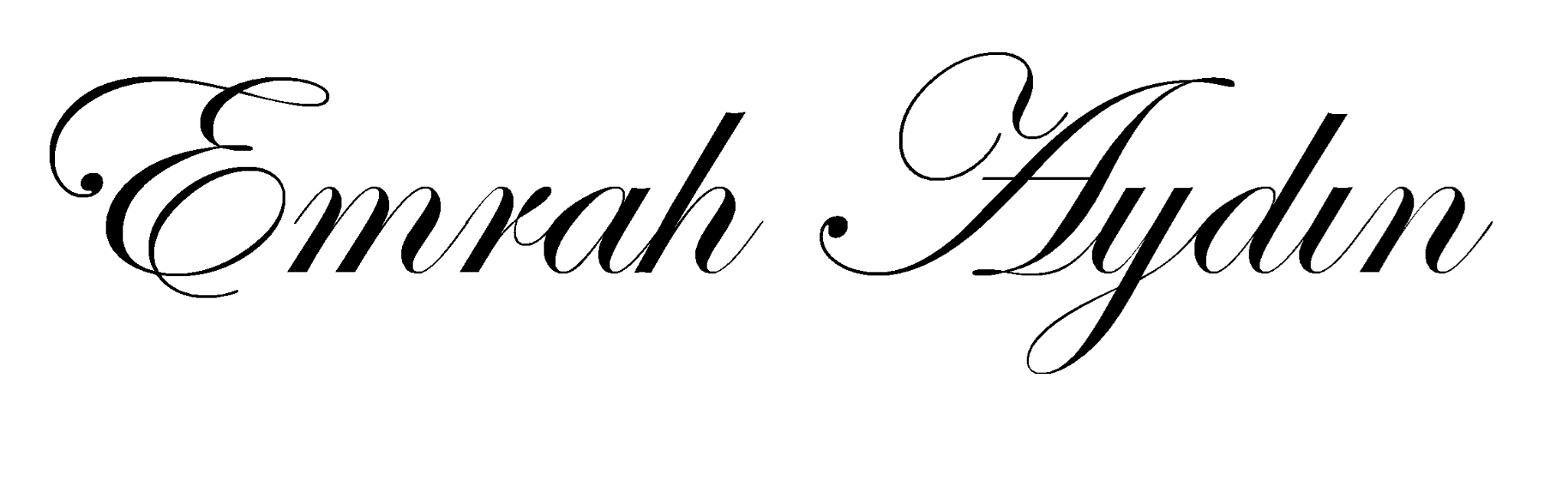 Emrah Aydın signature
